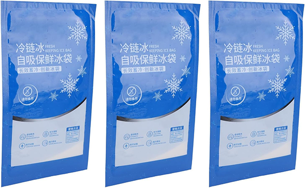 Double-Sided Self-absorbing Ice Bag